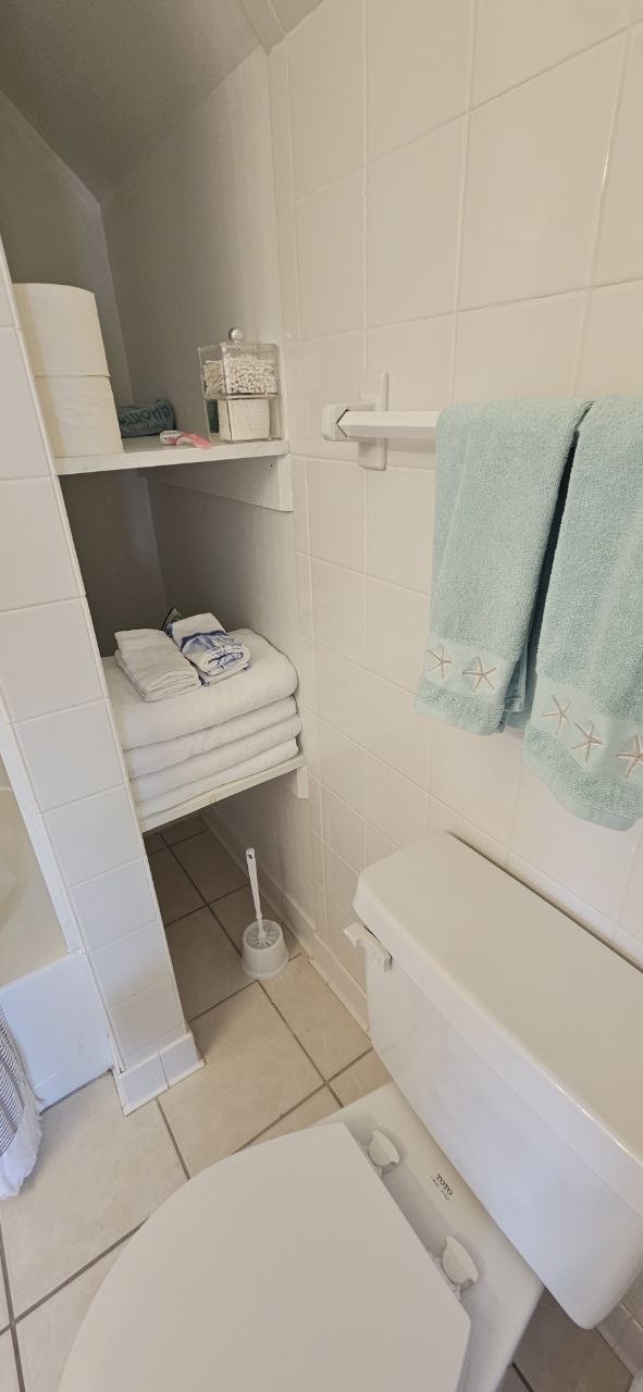 A bathroom cleaned by our team